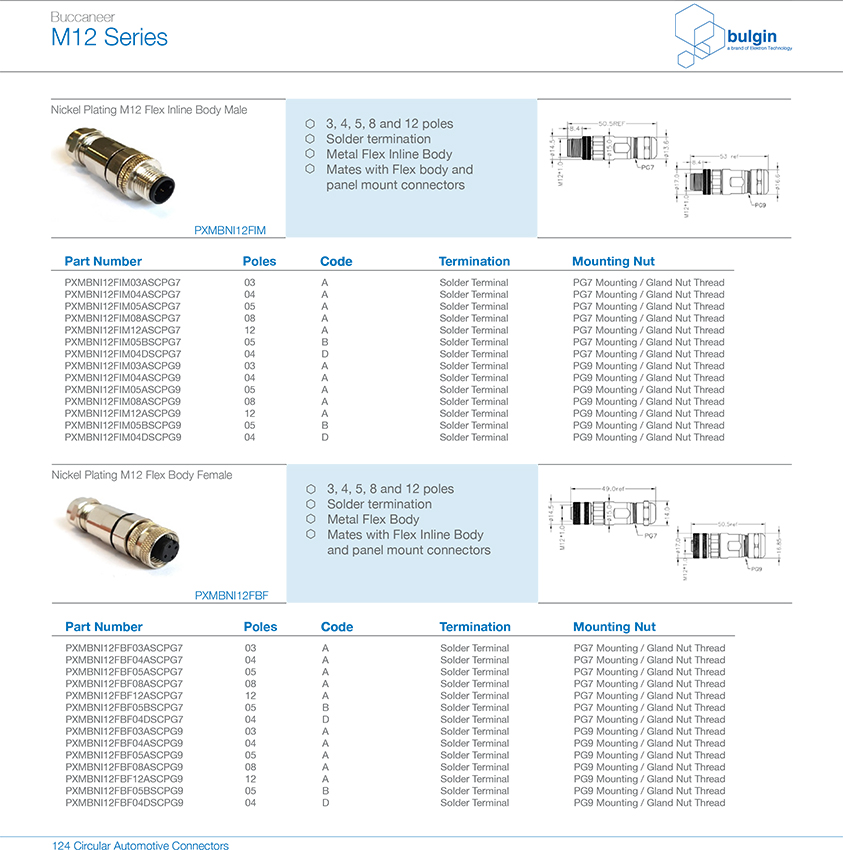 公直頭塑膠裝配式圓形連接器選型